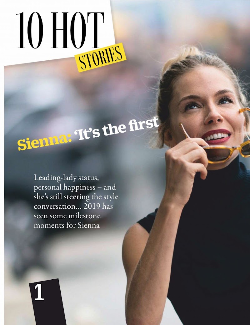Sienna Miller Featured In Grazia Magazine - UK November 2019