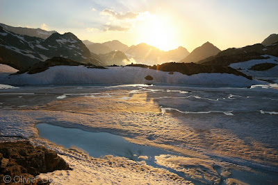 Gourgs Blancs coucher soleil couchant