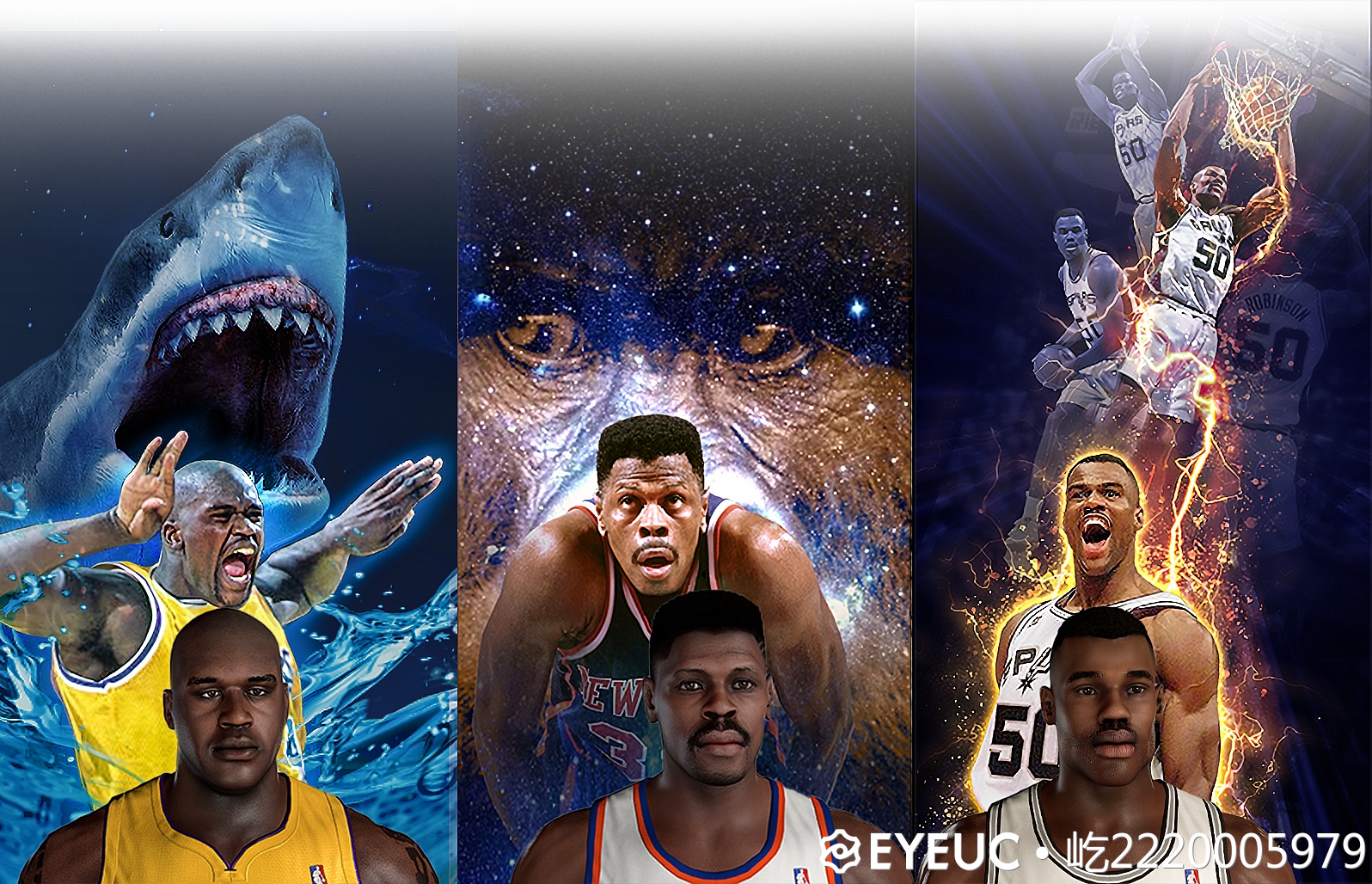 NBA 2K21 TOP 3 Centers of AllTime Cyberfaces and Body Model Updates by