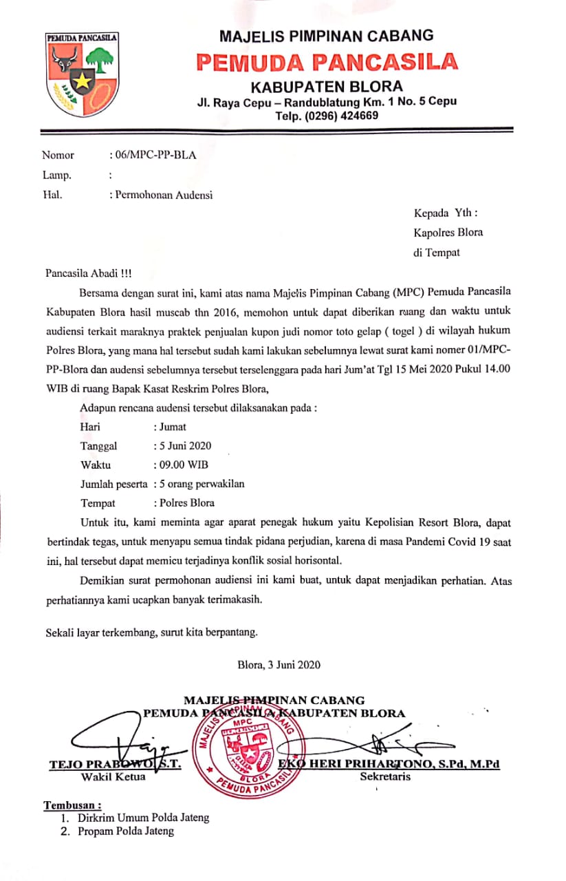 Contoh Surat Permohonan Audiensi Ke Bupati Nusagates