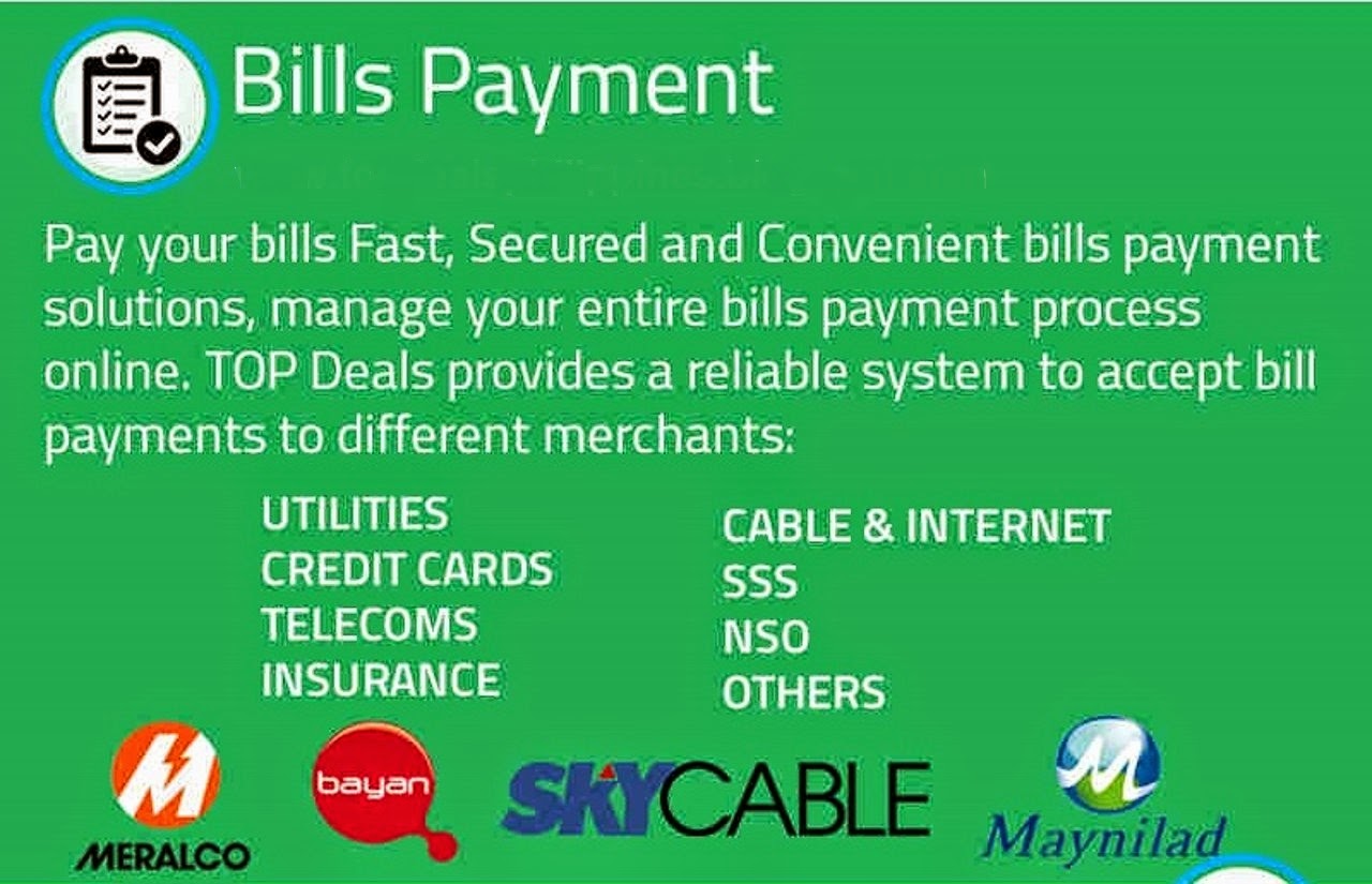 bill pay deals