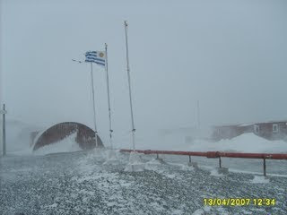 La dureza de la meteorología antártica