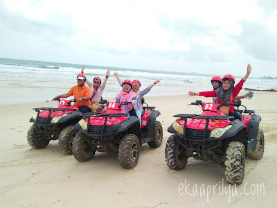 eka aprilya liburan di bintan lagoon resort
