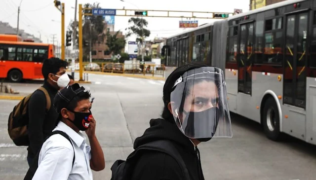 MTC uso obligatorio de protector facial y mascarillas en el transporte público