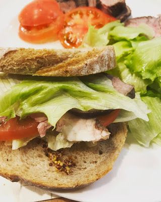 1200 Calorie Diet - Roasted Beef Sandwich