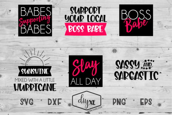 Download Boss Babe Bundle - Free SVG Cut File For Cricut
