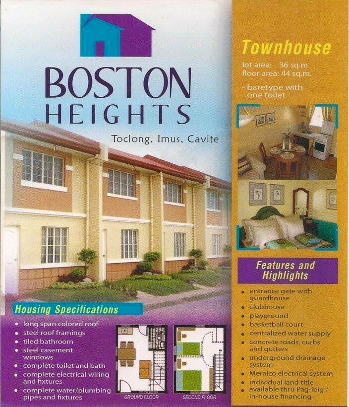 Boston Heights (Toclong, Kawit, Cavite) SalasLudy