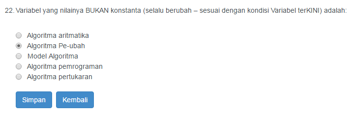Soal Uts Logika Algoritma Semester 1 Bsi