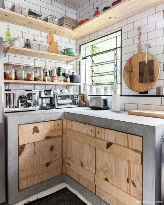 meja dapur cor dengan beton ekspos gambar inspiratif meja dapur cor dengan beton ekspos