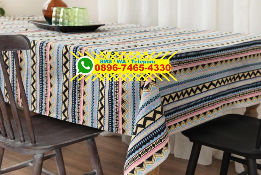 Langkah Langkah Membuat Taplak Meja Sulam