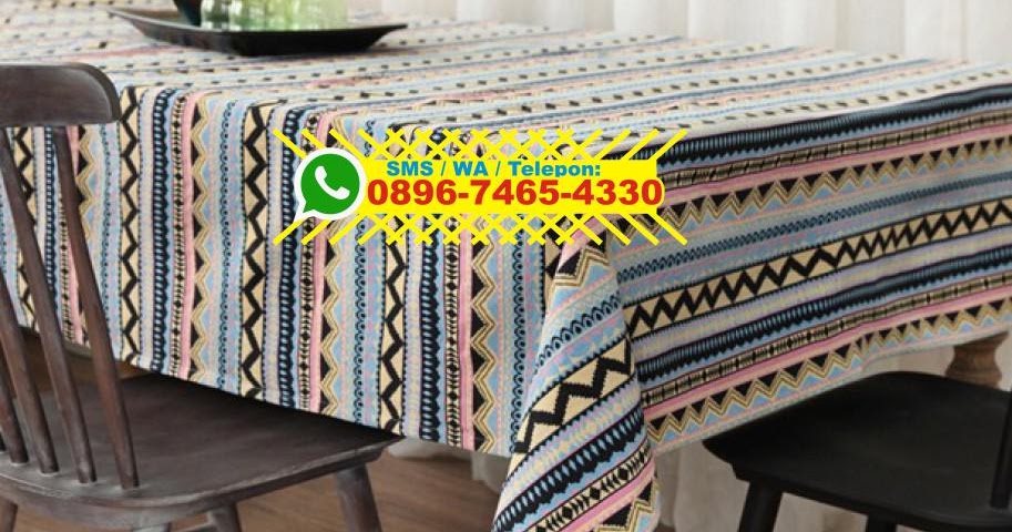 Langkah Langkah Membuat Taplak Meja Sulam