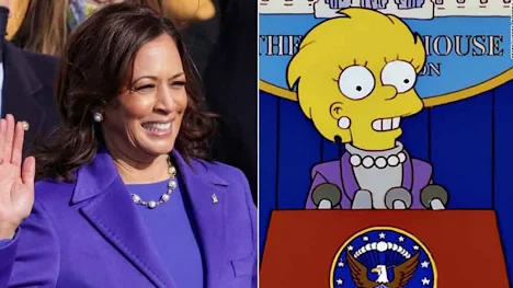 Kamala Harris e as previsões de os Simpsons podem ocultar algo obscuro