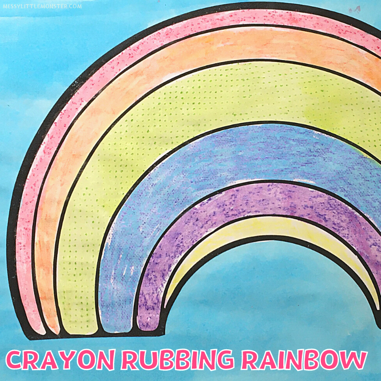 Rainbow Art Ideas For Kids - Messy Little Monster