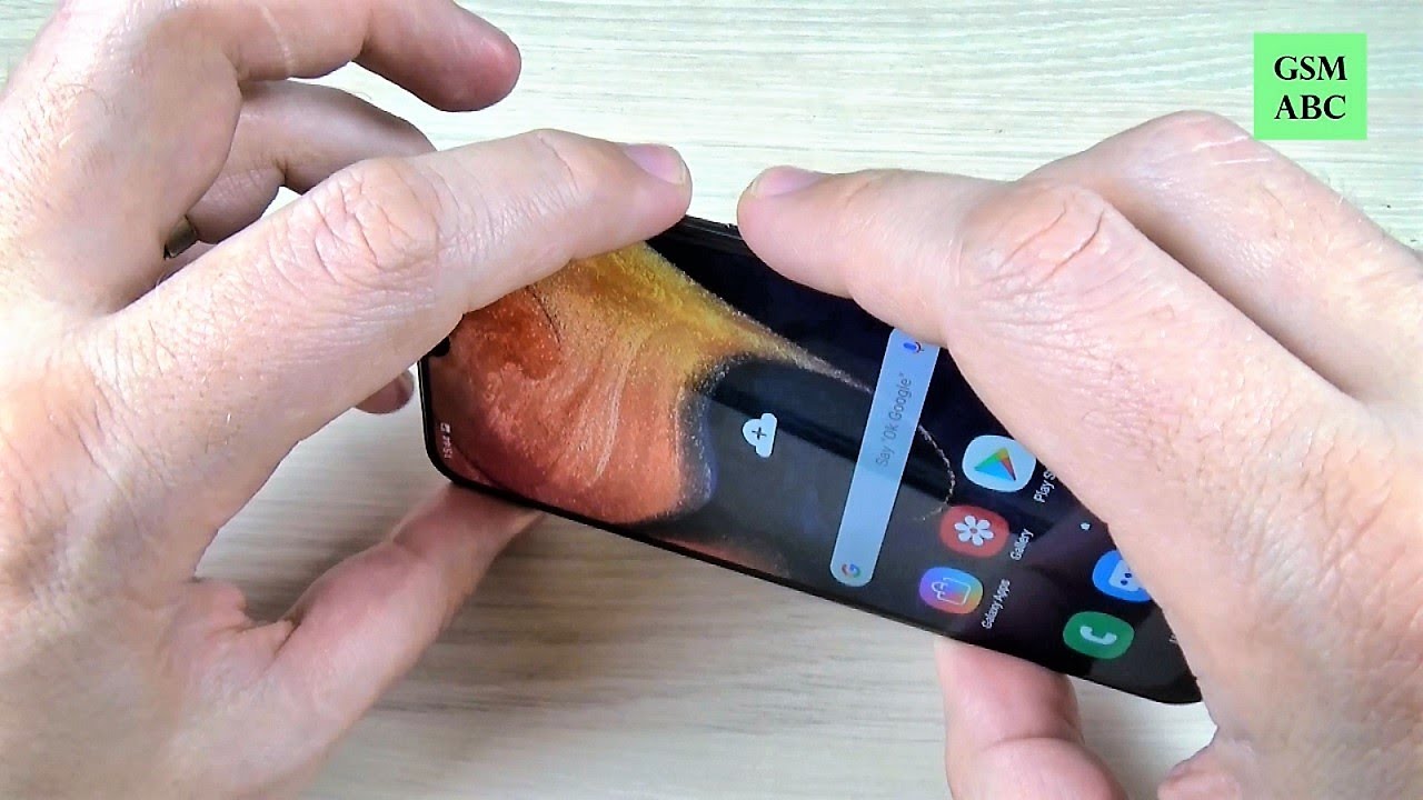screen recording in samsung a50s