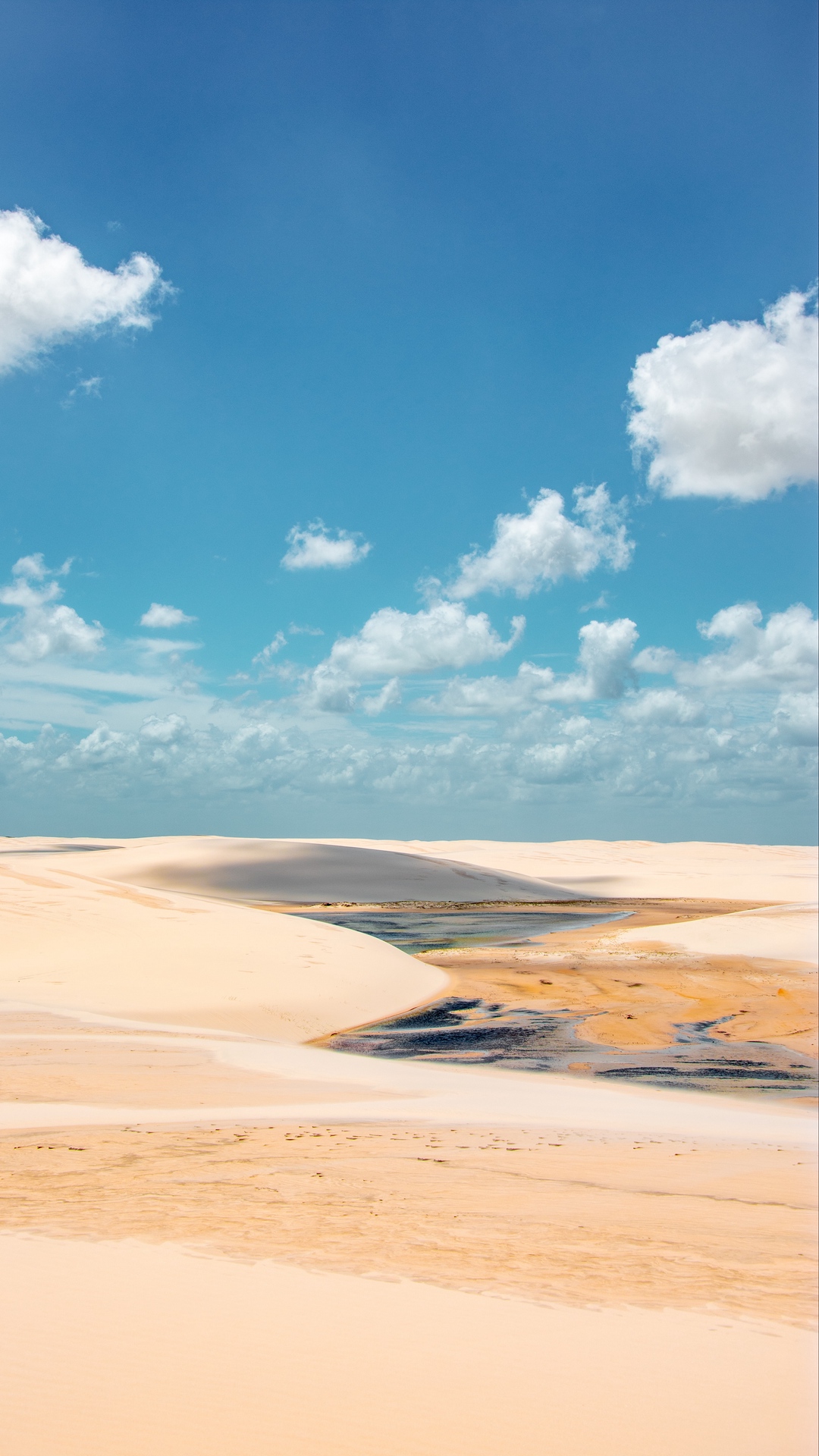 Wallpaper Sand, Desert, Clouds, Sky