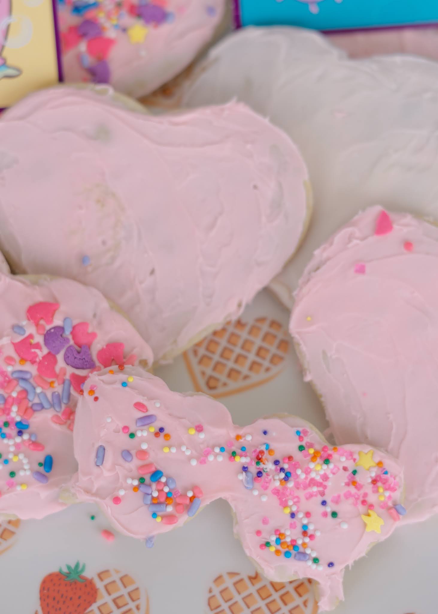 Cute sugar cookies for your Valentine Party