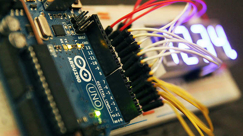 arduino afficheur 7 segments 4 digits code arduino afficheur 7 segments 4 digits code
