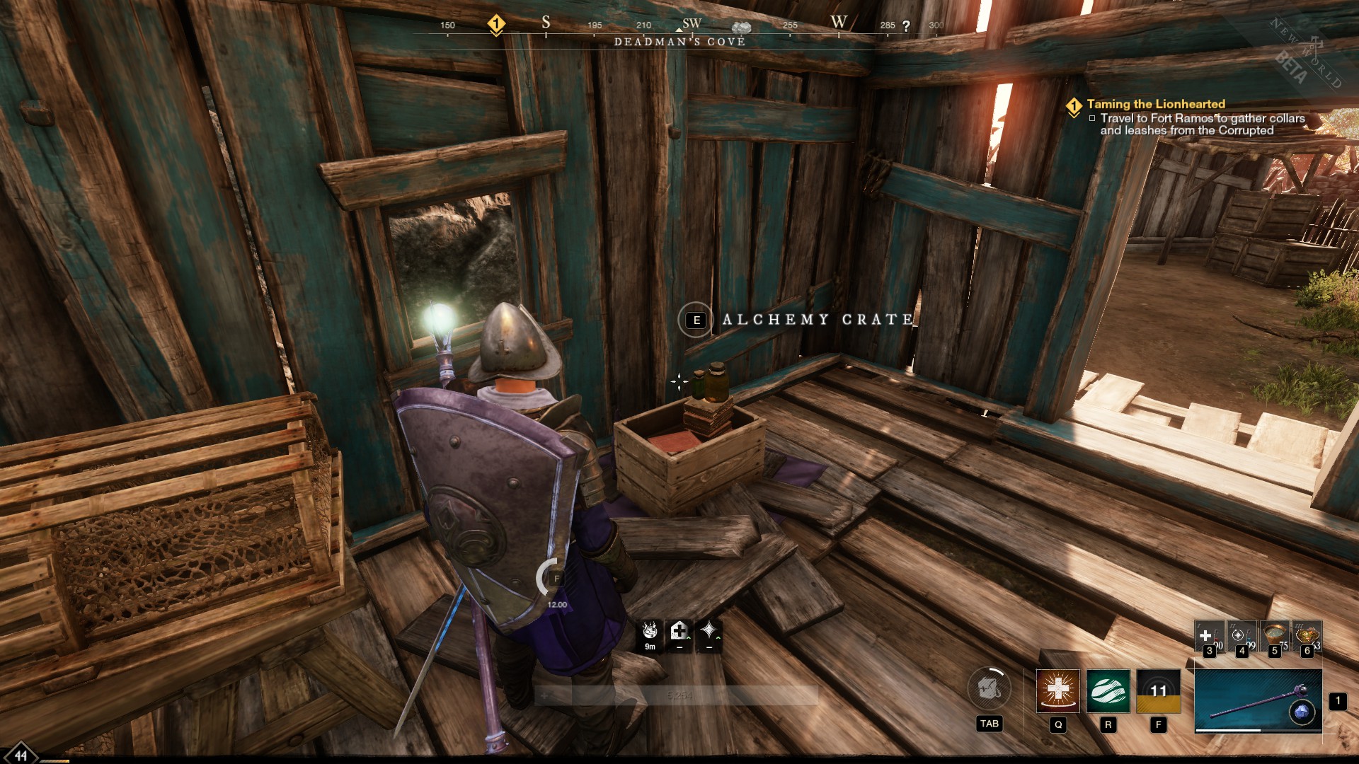 New World Deadman's Cove chest locations