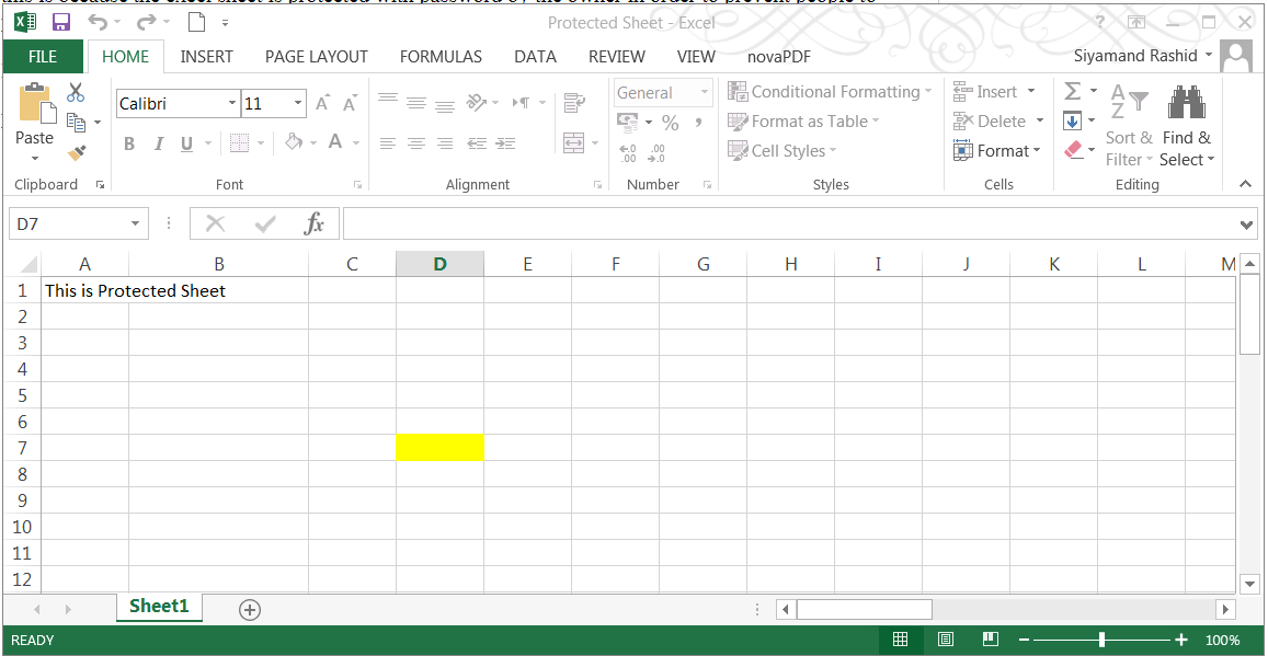 How To Unprotect A Password Protected Worksheet In Excel Sia For