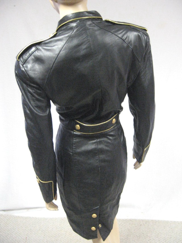 eBay Leather North Beach Leather military style dress