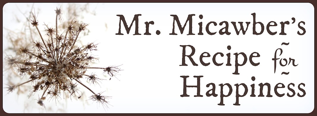 Mr. Micawber's Recipe for Happiness