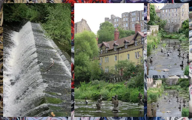 The Water of Leith in Edinburgh - Waterfalls and Runes