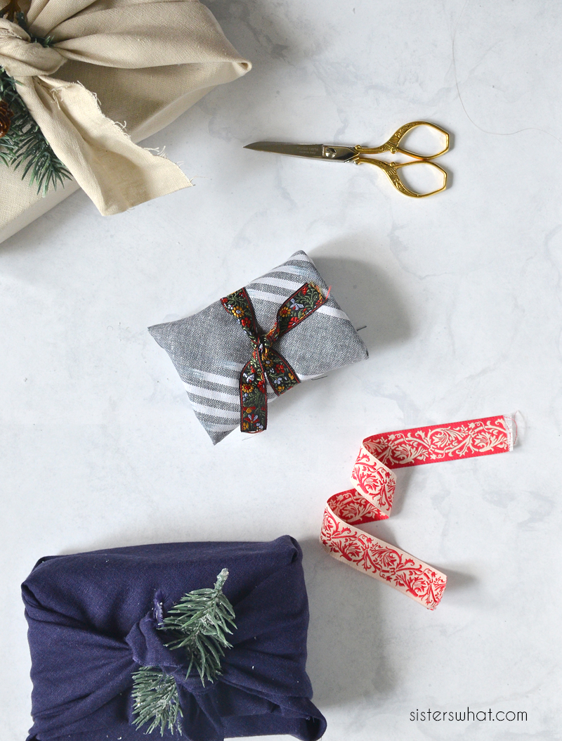 How to Gift Wrap Japanese Style Reusable Fabric Gift Wrap Sisters