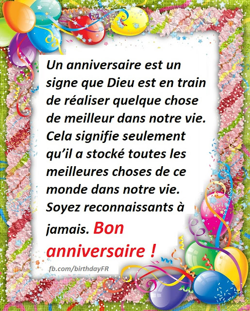 Janvier 2019 Joyeux Anniversaire