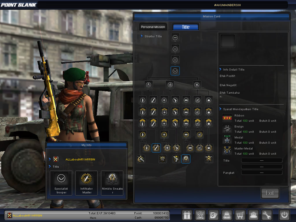 Download Point Blank Garena Semi Offline 2017 + Server Arya Project