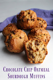 These chocolate chip sourdough muffins are a delicious and nutritious way to start your day! They are quick, easy and full of oatmeal and whole wheat goodness yet they are soft and yummy. So good! These chocolate chip sourdough muffins are a delicious and nutritious way to start your day! They are quick, easy and full of oatmeal and whole wheat goodness yet they are soft and yummy. So good!
