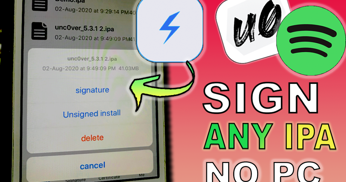 How to install Lightning Sign iOS APP Signer?? (Sign any iPA/ UncOver