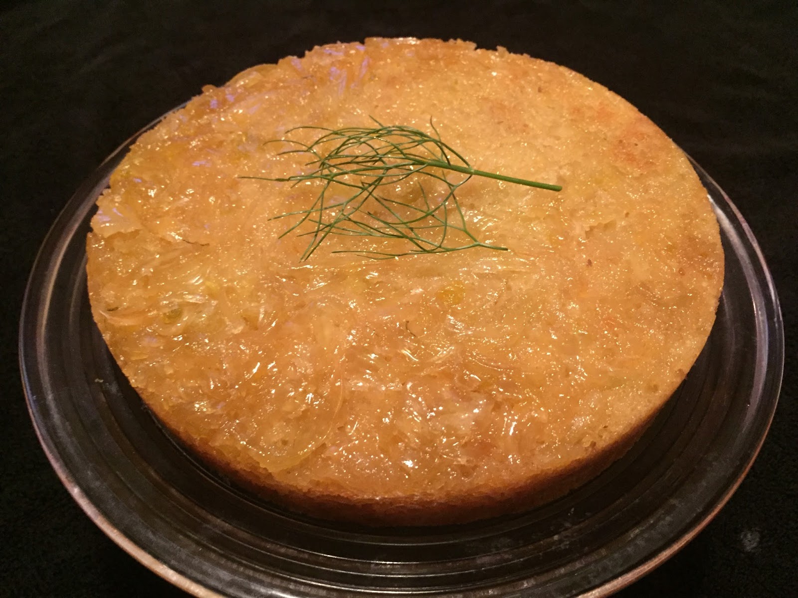 Cooking with Joey Fennel UpsideDown Cake