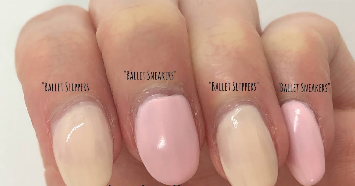 Perfectly Polished 12 Dupes Essie "Ballet Slippers" vs. Essie "Ballet