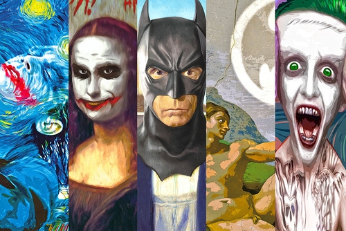 Design Stack: A Blog about Art, Design and Architecture: Works of Art  Paintings - Batman and Joker Themed