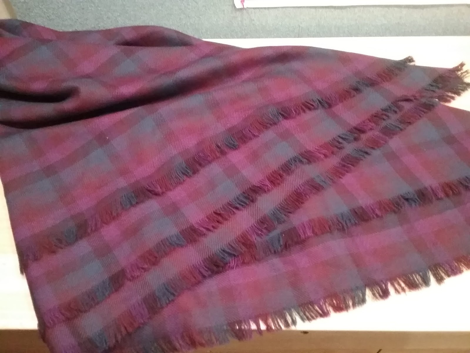 Fringed Shawl Beth's Bobbins