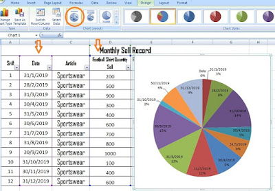 how to make pie chart in excel with one column of data