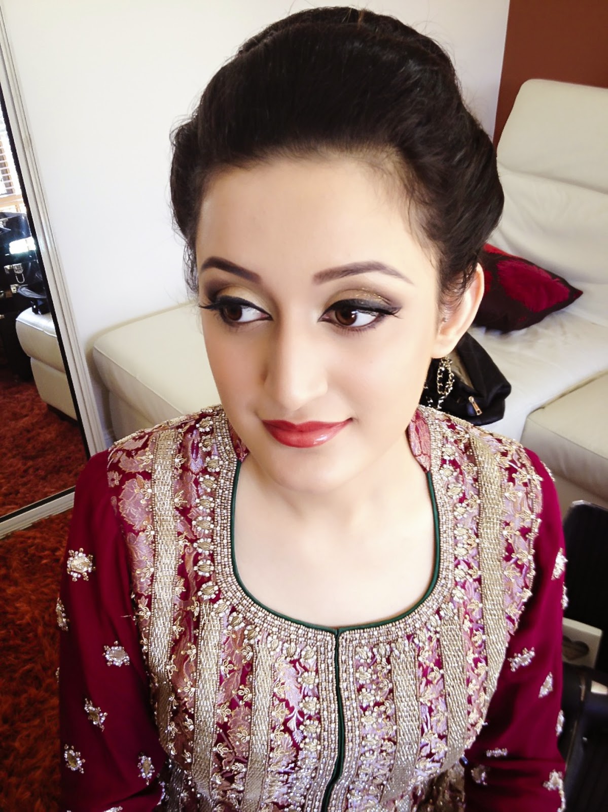 indian, pakistani & middle eastern bridal makeup & hair