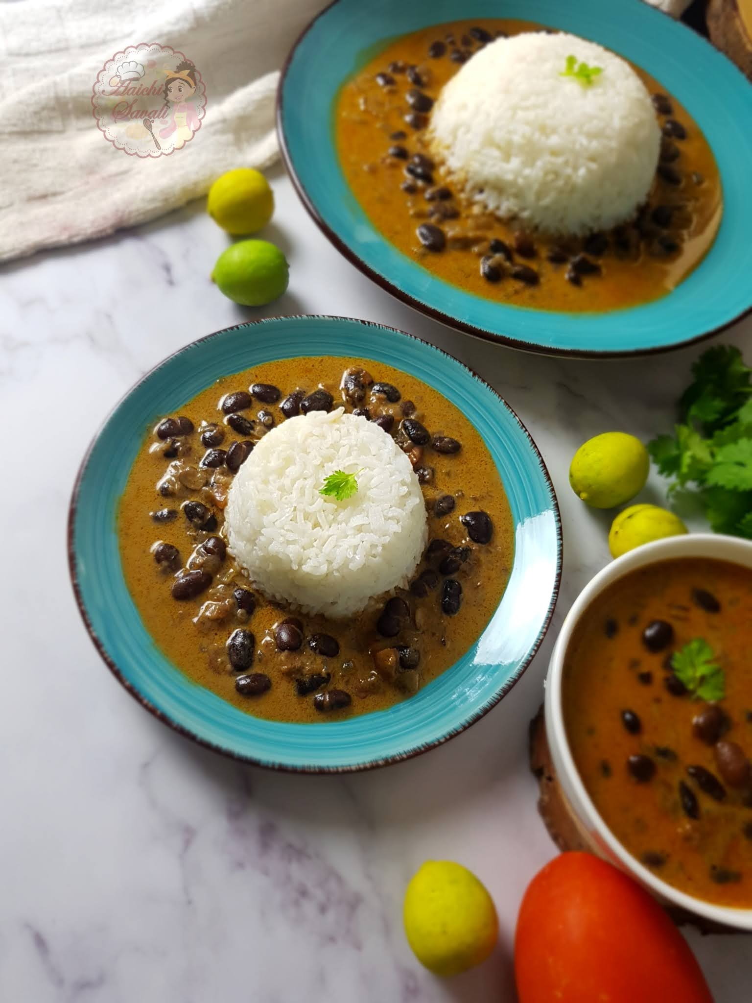 Black Beans and Coconut Curry with Rice Instant Pot Meal Prep
