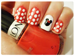 minnie mouse nail inspired notd fox lasting rimmel cab finish