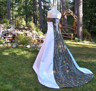 The Cheap Camo Wedding Dress