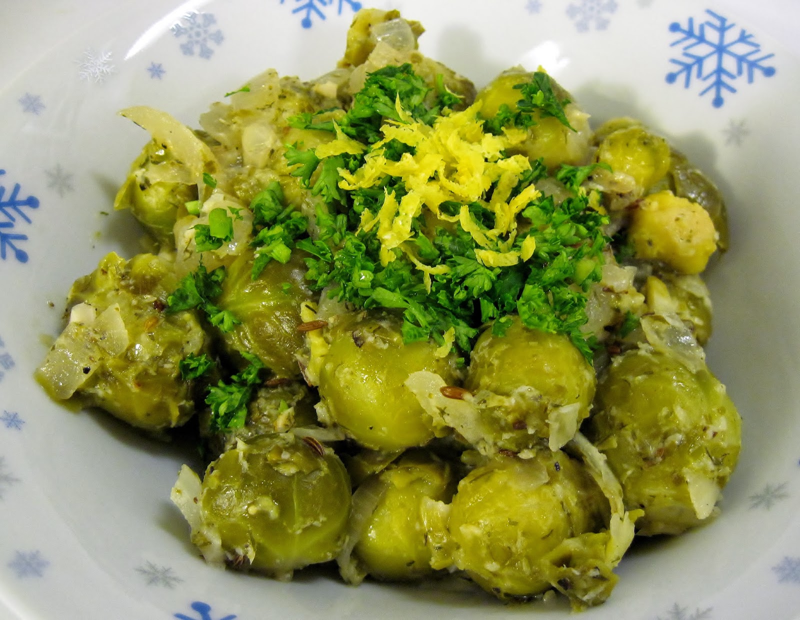 Carolina Sauce Company Zippy LemonButter Brussels Sprouts with