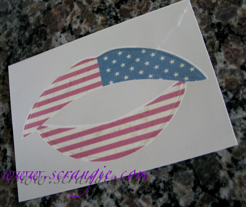 Scrangie Violent Lips American Flag Lip Tattoo