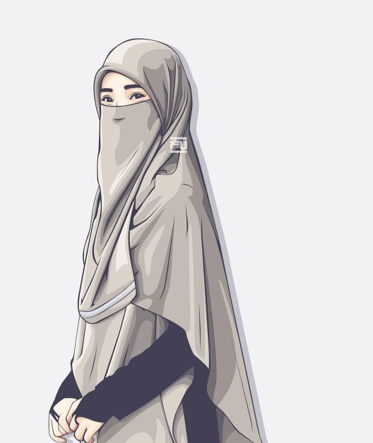 101 Gambar Kartun Muslimah Berhijab Cantik Menggunakan Cadar Dan Semakin Imut Ketika Berkacamata Kanalmu