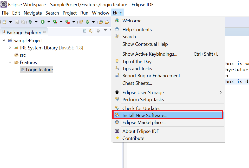 How to install Cucumber Eclipse Plugin H Y R Tutorials
