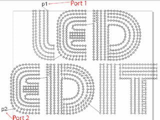 Pixel LED layout port connection