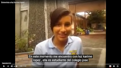 Entrevista a la estudiante Luz Karime Lopez
