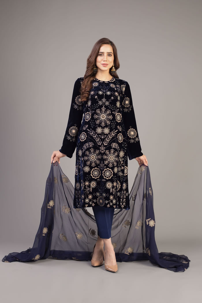 Bareeze Velvet Embroidered Collection 2021