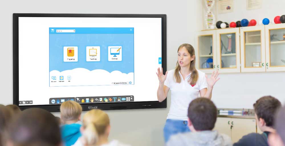Schools replace SMART Boards with newgen IQ panels