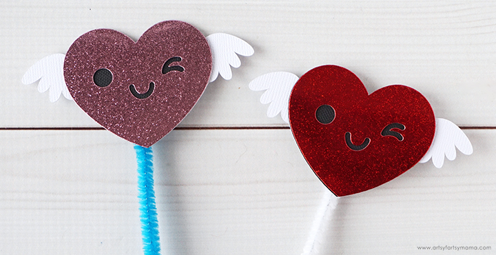 Printable Pencil Toppers for Valentine's Day