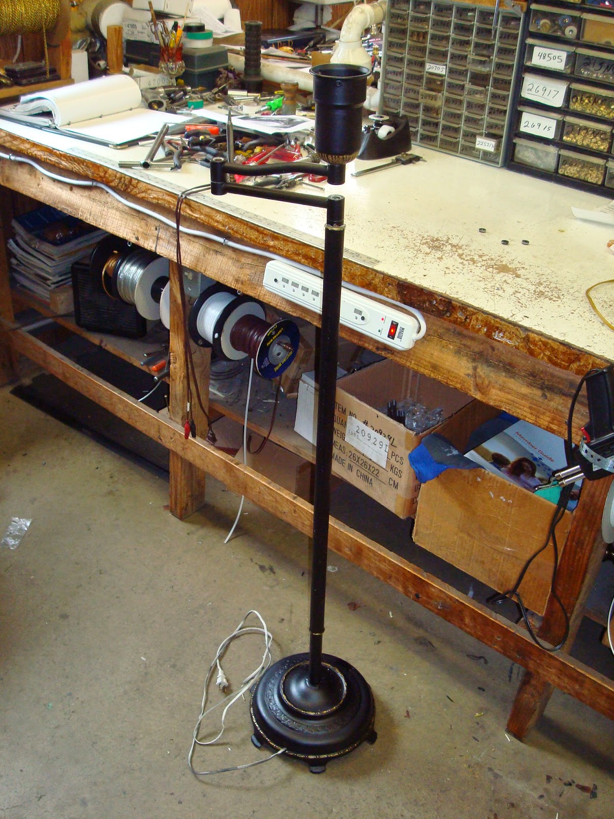 How To Repair Antique Floor Lamp